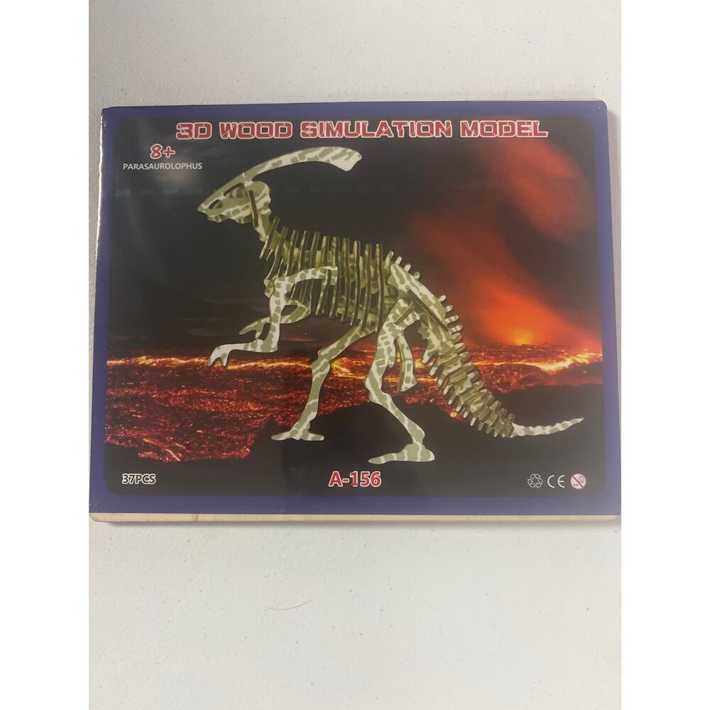 3D Wood Dinosaur Puzzles - Picture 5 of 8